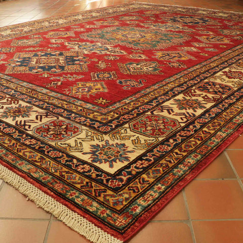 Handmade Afghan Kazak carpet - 308043