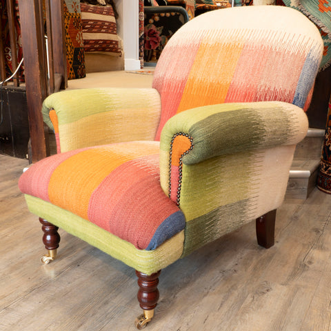 Handmade Indian kilim chair - 308046