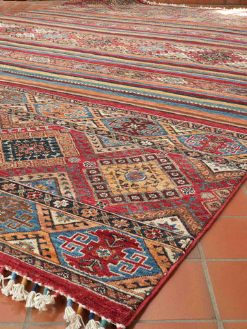 Handmade Afghan Kharjeen carpet - 308086