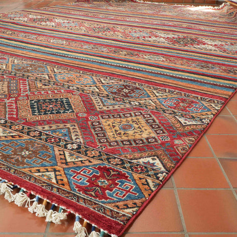 Handmade Afghan Kharjeen carpet - 308086