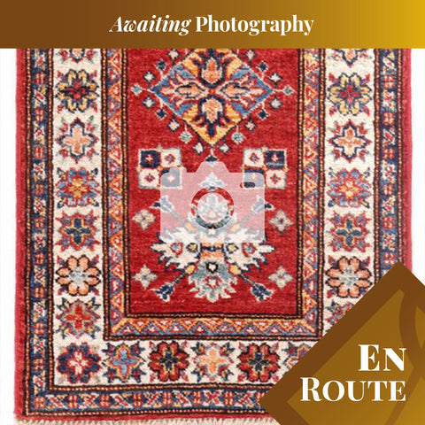 Handmade Afghan Kazak rug - ENR308098