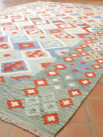 Handmade Afghan Kilim - 308110