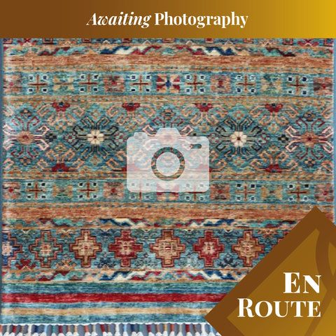 Handmade fine Afghan Samarkand runner - ENR308179