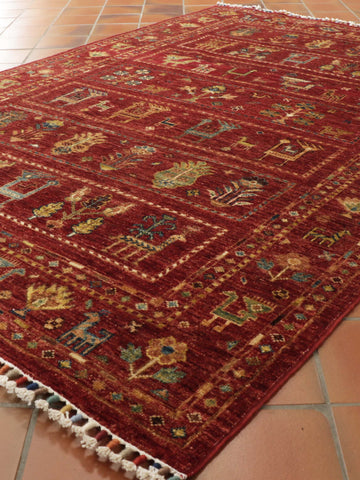 Handmade fine Afghan Samarkand - 308200