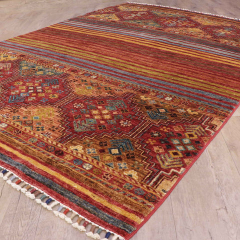 Handmade fine Afghan Samarkand rug - 308208