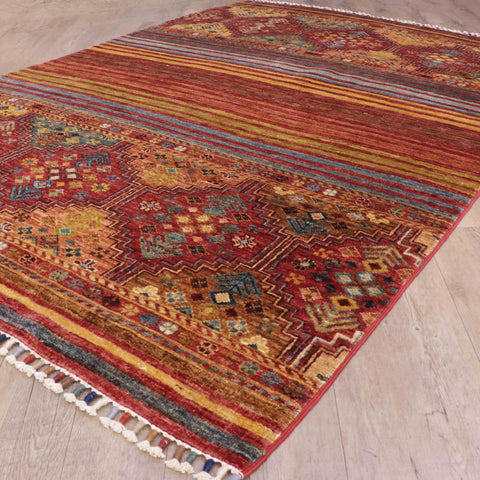 Handmade fine Afghan Samarkand rug - 308208