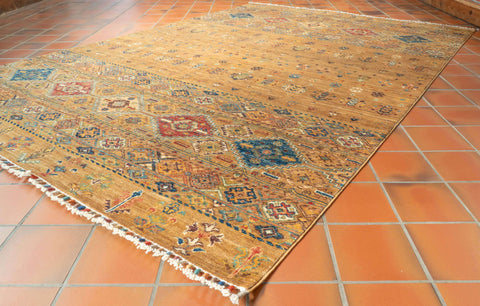 Handmade fine Afghan Samarkand Rug - 308214