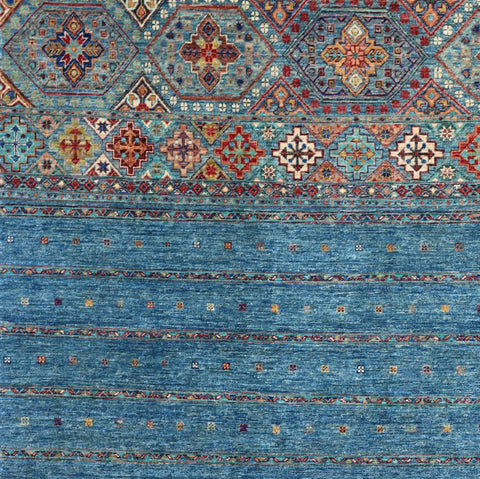 Handmade fine Afghan Samarkand rug - ENR308226