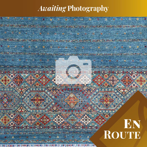 Handmade fine Afghan Samarkand rug - ENR308226