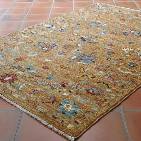 Handmade modern Afghan Ziegler rug - 308245