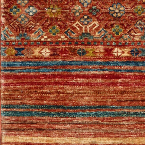 Handmade Afghan Samarkand rug - ENR308291