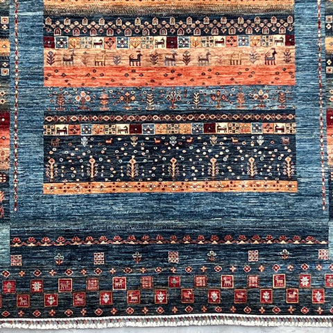 Handmade Afghan Kharjeen rug - ENR308300