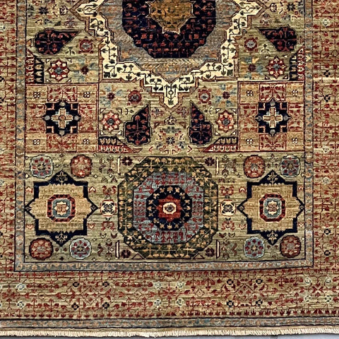 Handmade Afghan Mamluk rug - ENR308333