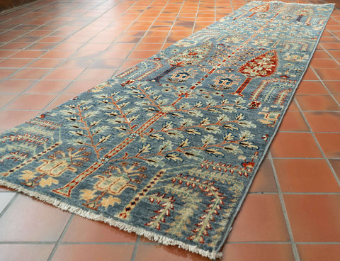 Handmade Afghan Aryana runner - 308368