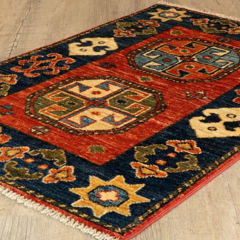 Handmade Afghan Ersari rug - 308384