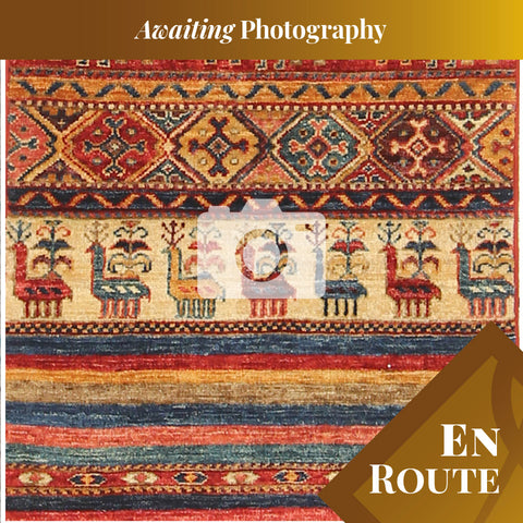 Handmade Afghan Kharjeen rug - ENR308446