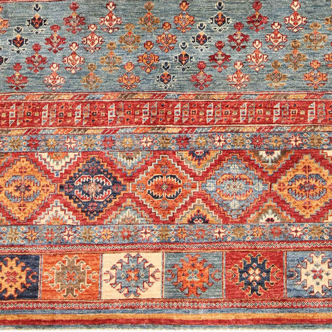 Handmade Afghan Kharjeen rug - ENR308451