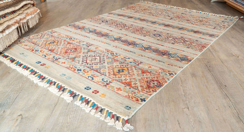 Handmade Afghan Kharjeen rug - 308454