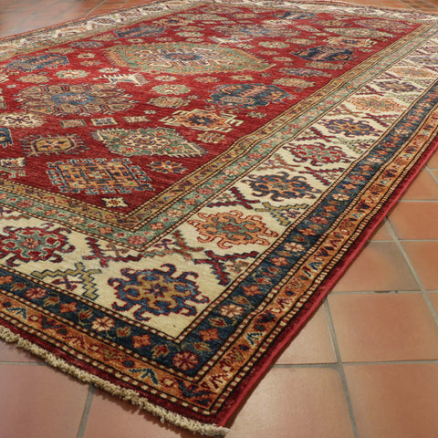 Handmade fine Afghan Kazak rug - 308502