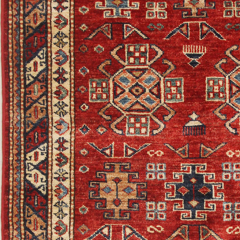 Handmade fine Afghan Kazak rug - ENR308509