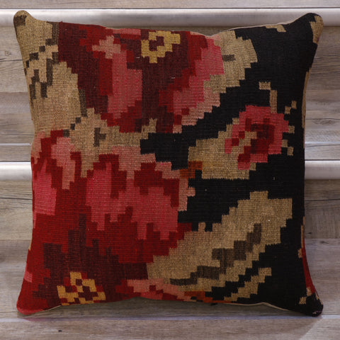 Large Handmade Moldovan kilim cushion - 308582