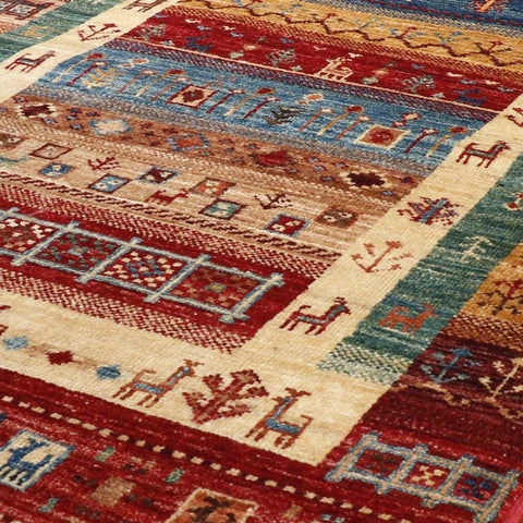 Handmade Afghan Loribaft runner - 308632