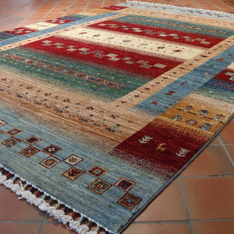 Handmade Afghan Loribaft rug - 308637