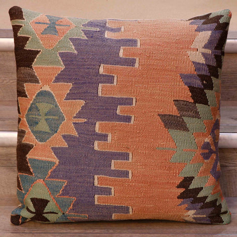 Large Handmade Turkish kilim cushion - 308671