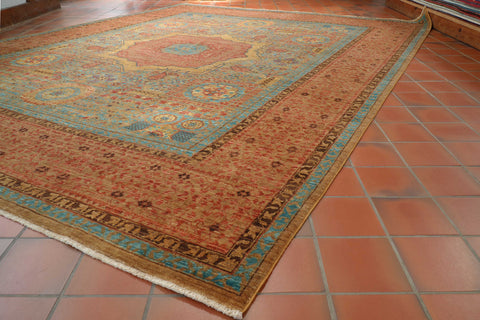 Handmade extra fine Afghan Mamluk carpet - 308754