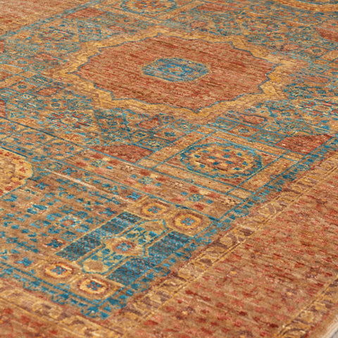 Handmade extra fine Afghan Mamluk rug - 308757