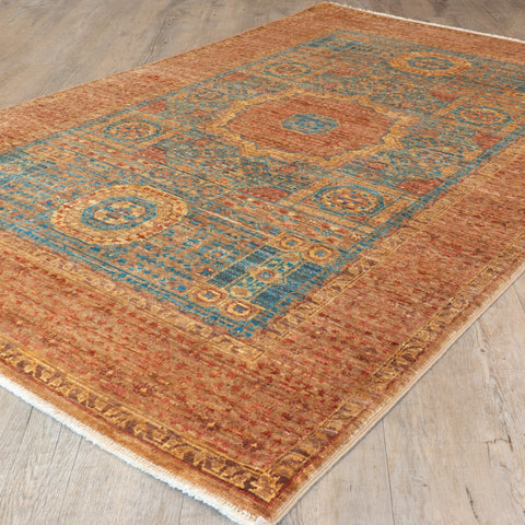 Handmade extra fine Afghan Mamluk rug - 308757