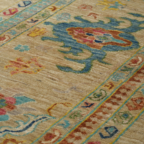 Handmade modern fine Afghan Ziegler carpet - 308768