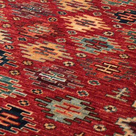 Handmade fine Afghan Samarkand rug - 308772