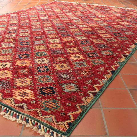 Handmade fine Afghan Samarkand rug - 308772