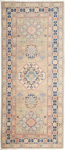 Handmade Luxury Commercial  Afghan Kazak runner - ENR308796