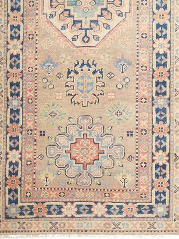 Handmade Luxury Commercial  Afghan Kazak runner - ENR308796