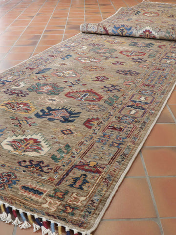 Handmade Afghan Aryana long runner - 308913