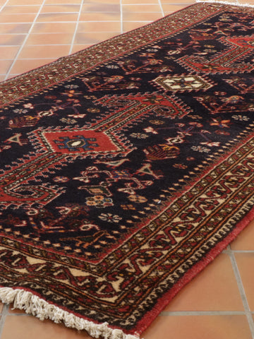 Handmade Persian Nasrabad runner - 308927