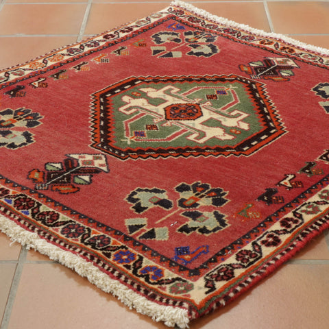 Handmade Persian Qashqai mat - 308932