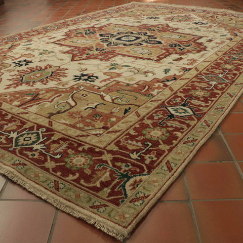 Handmade Indo Serapi carpet - 308938