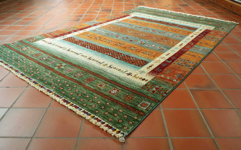 Handmade Afghan Loribaft rug - 308981