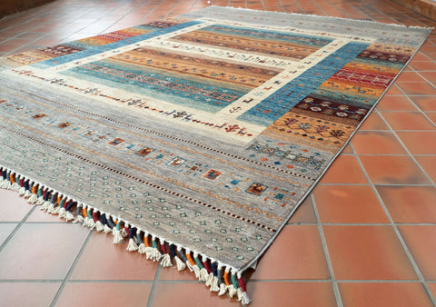 Handmade Afghan Loribaft rug - 308986