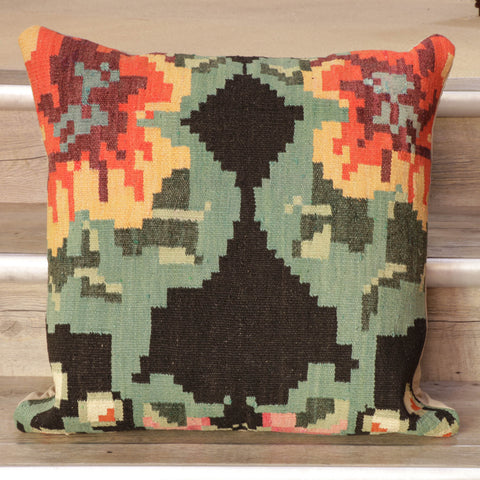 Large Handmade Moldovan kilim cushion - 309009