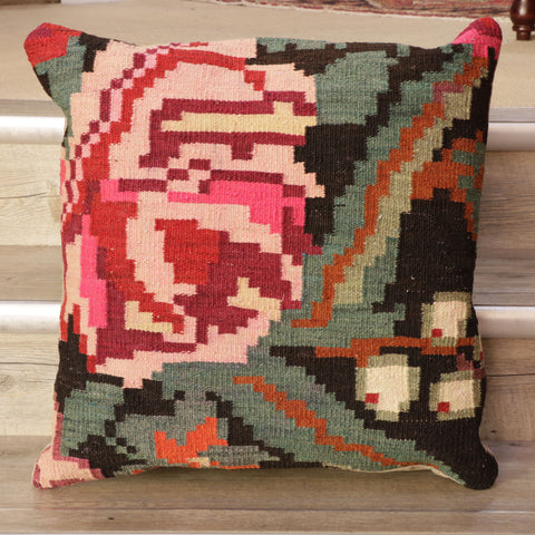 Large Handmade Moldovan kilim cushion - 309010