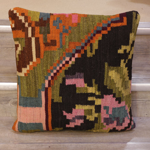 Large Handmade Moldovan kilim cushion - 309011l