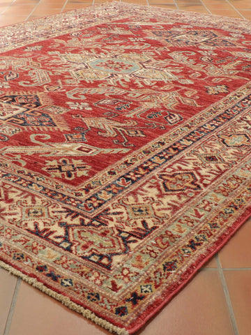 Handmade fine Afghan Kazak rug - 309018