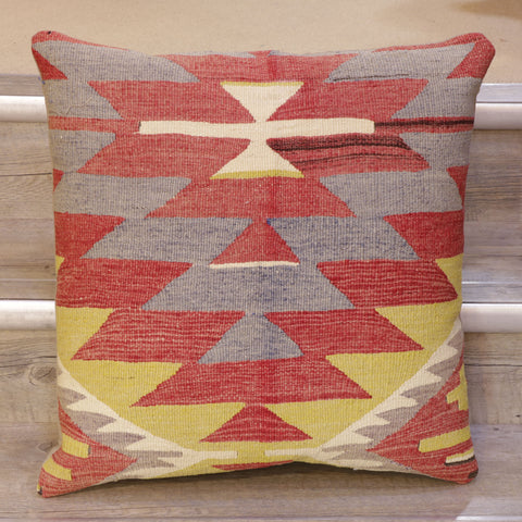 Large Handmade Turkish kilim cushion - 309086