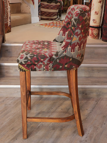 Turkish kilim bar stool counter height - 309147