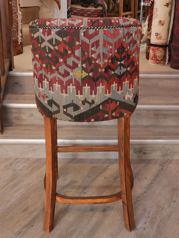 Turkish kilim bar stool counter height - 309147