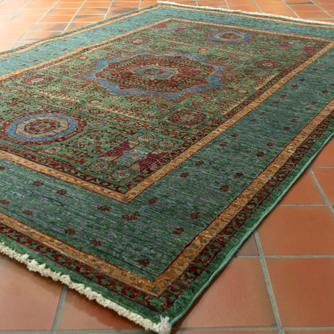 Handmade Afghan Mamluk rug - 309150